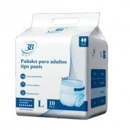 PANALES 3B 10UND L ADULTOS PANTS