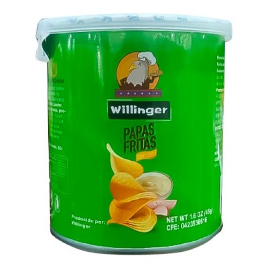 PAPAS WILLINGER 45GR CEBOLLA