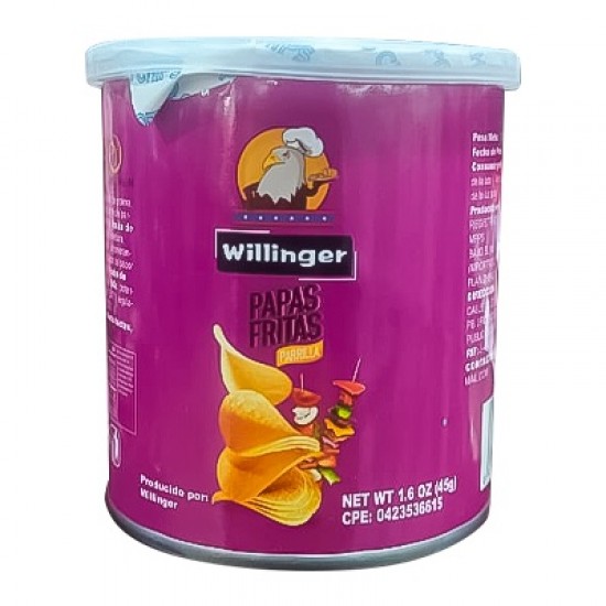 PAPAS WILLINGER 45GR BARBACOA