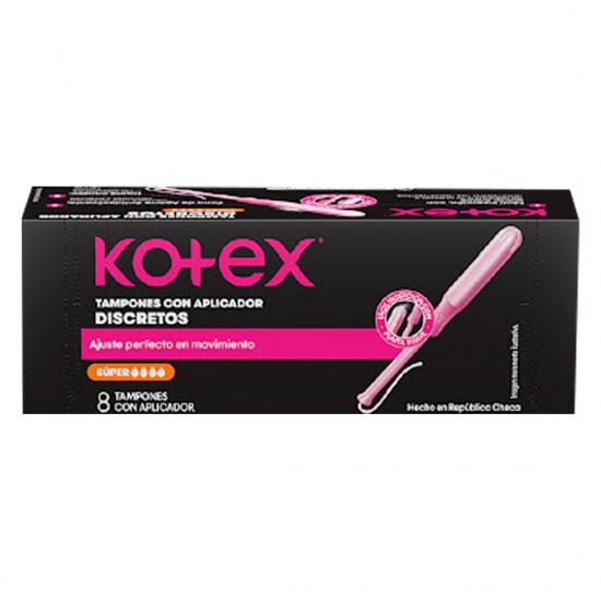 TAMPONES KOTEX 8UND SUPER SPORTS