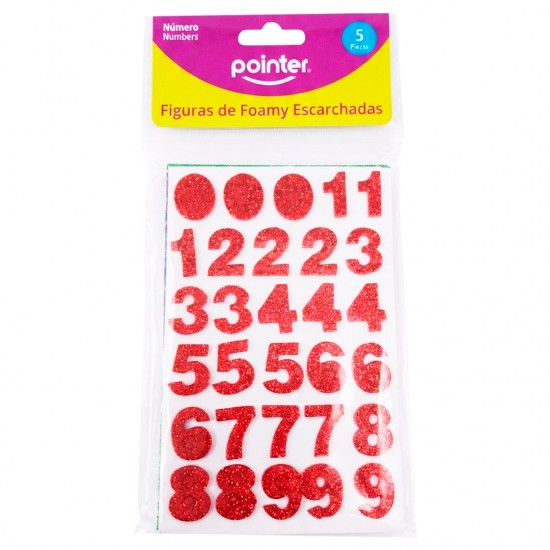 FIGURAS DE FOAMY POINTER 5PZAS ADHESIVAS