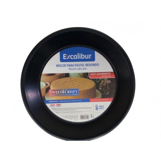 MOLDE EXCALIBUR 24X3CM REDONDO PARA TORTAS