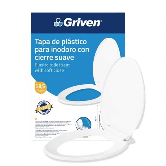 ASIENTO SANITARIO GRIVEN ELONGADO CIERRE AUTOMATICO