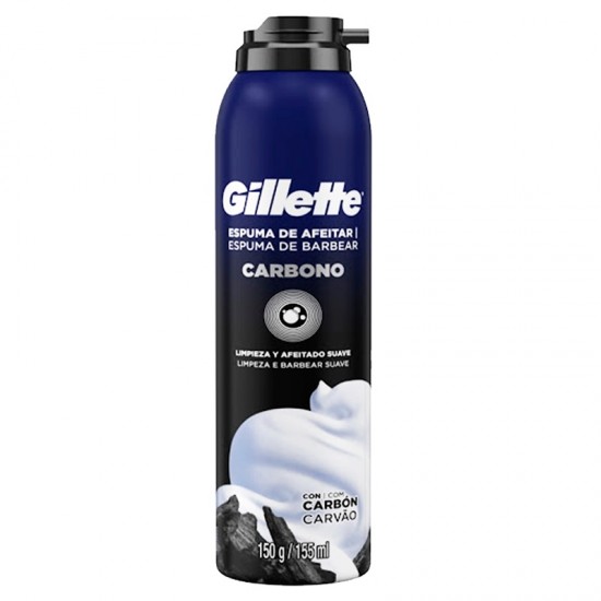 ESPUMA AFEITAR GILLETT 150GR CARBONO