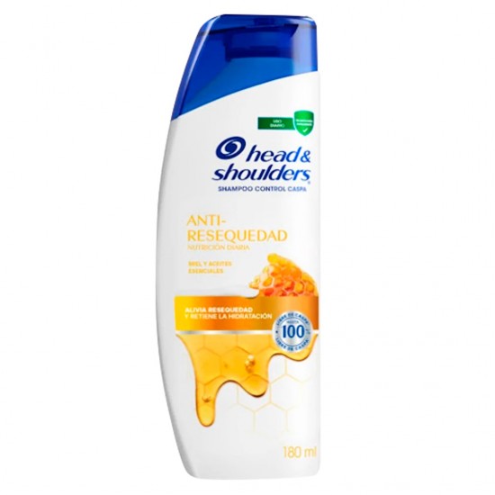 CHAMPU HEAD & SHOULDERS 180ML ANTI-RESEQUEDAD