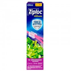 Bolsas Ziploc x10 Cierre Facil Grande