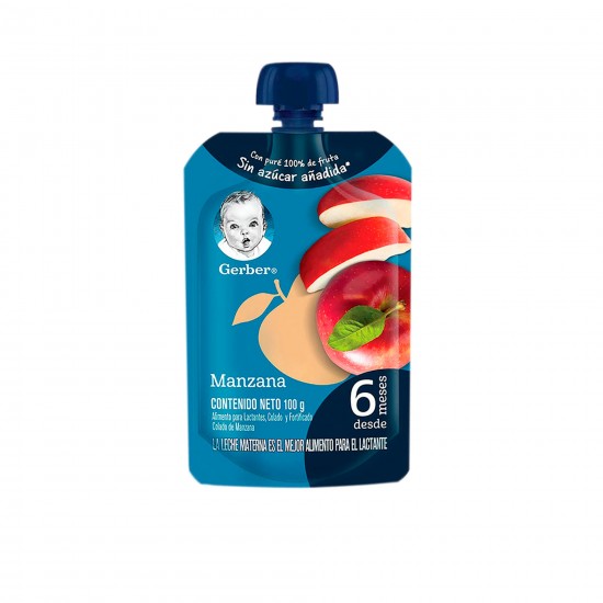 COLADO GERBER 100GR MANZANA POUCH