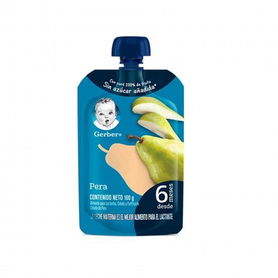 COLADO GERBER 100GR PERA POUCH