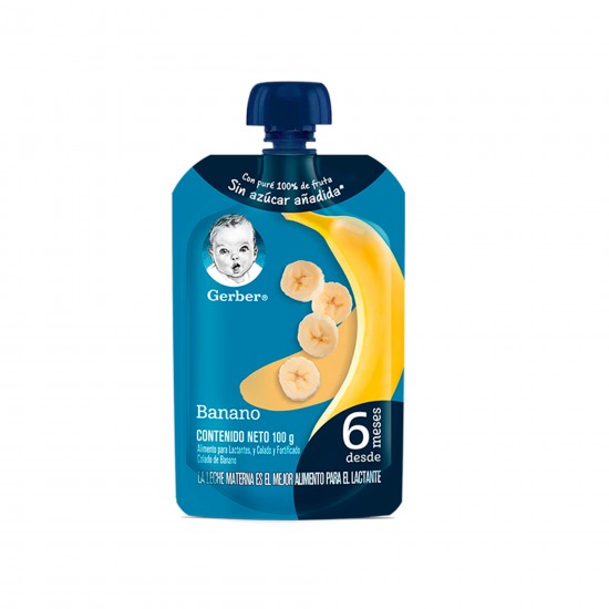 COLADO GERBER 100GR BANANA POUCH