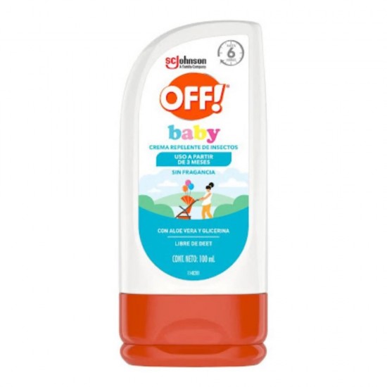 REPELENTE OFF 100ML BABY CREMA