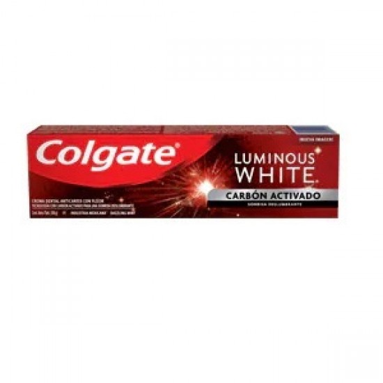 CREMA DENTAL COLGATE 75ML LUMINOUS WHITE CARBON ACTIVADO