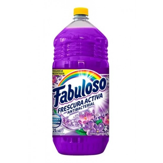 LIMPIADOR ANTIBACTERIAL FABULOSO 2L LAVANDA