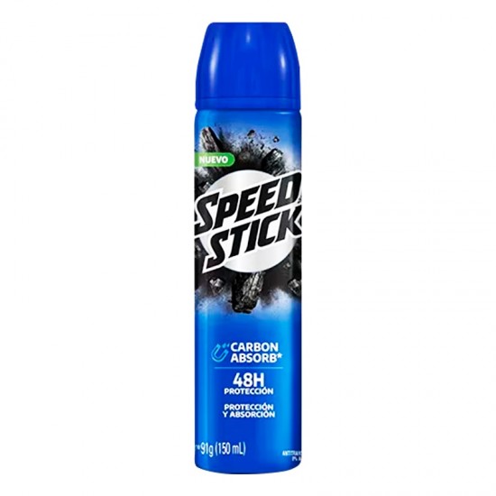 DESOD AERO SPEED STICK 150ML CARBON ABSORB
