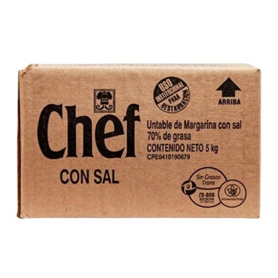 MARGARINA CHEF 5 KG C/SAL