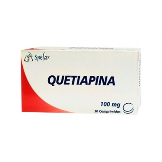 QUETIAPINA 100MG X 30COMP SPEFAR