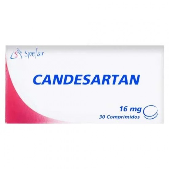 CANDESARTAN SPEFAR 16MG X 30TABLETAS