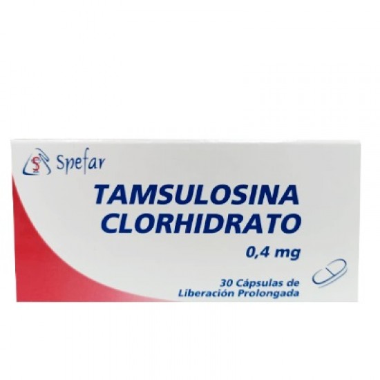 TAMSULOSINA LP 04MG X 30CAPS SPEFAR