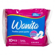 TOALLA SANIT WANITA 10UND DIA