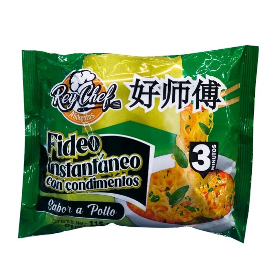 FIDEOS INST REY CHEF 115GR POLLO