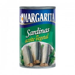 SARDINA MARGARITA 170GR ACEITE VEGETAL