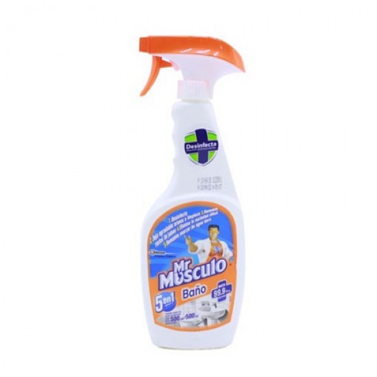 LIMPIADOR MR MUSCULO 500ML BANO 5EN1APA
