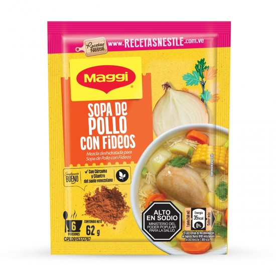 SOPA MAGGI 62GR POLLO CON FIDEO