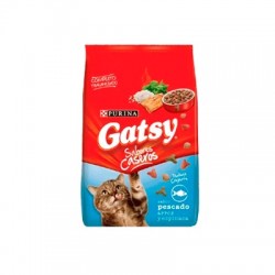 ALIMENTO P/GATO GATSY 500GR PESCADO ARROZ ESPINACA