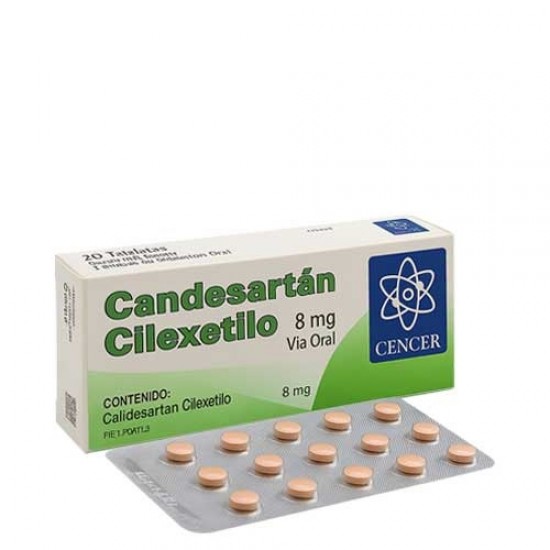 CANDESARTAN 8MG X 30TABL GENCER