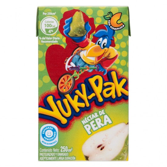 JUGO YUKYPAK 250ML PERA