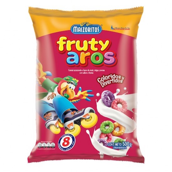 CEREAL MAIZORITOS 500GR FRUTY AROS