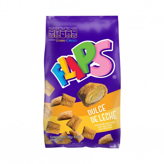 CEREAL FLIPS 120GR DULCE DE LECHE