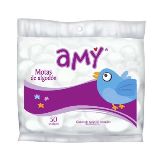 MOTAS DE ALGODON AMY 50UND