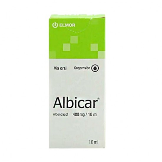 ALBICAR 400MG x 10 ML SUSP ELMOR
