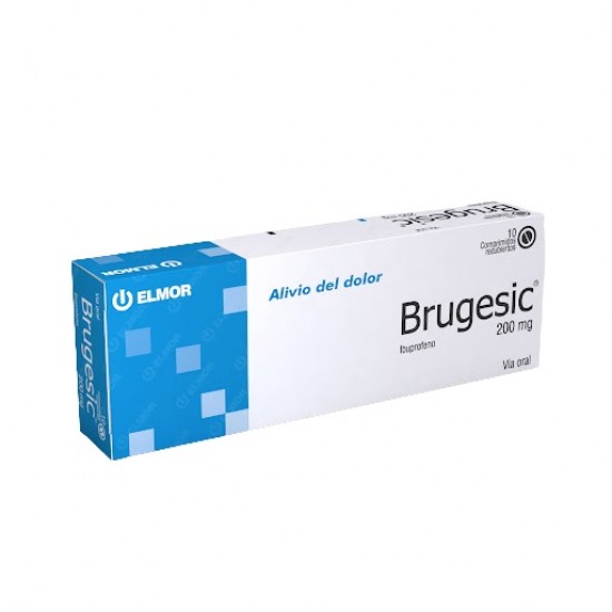 BRUGESIC 200MG X 10TAB IBUPROFENO ELMOR