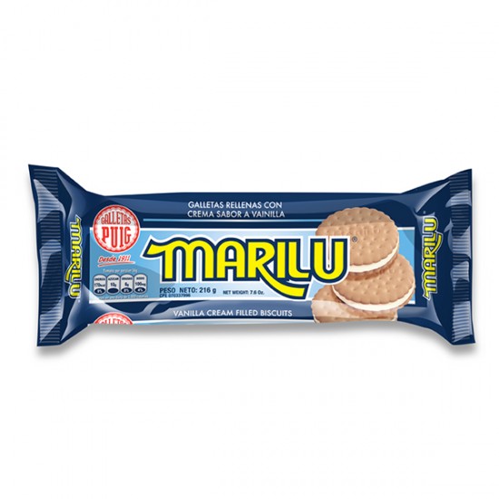 GALLETA MARILU 216GR 6UND VAINILLA