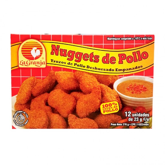 NUGGETS LA GRANJA DE POLLO EMPAN 12X23GR