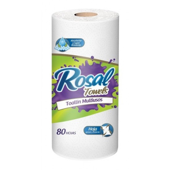 TOALLIN ROSAL X80HOJAS TOWELS MULTIUSO