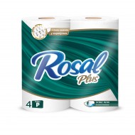 PAPEL HIG ROSAL PLUS 4ROLL 215HOJAS VERDE