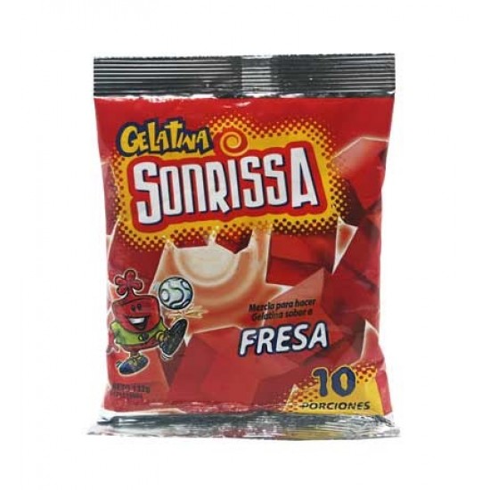 GELATINA SONRISSA 132GR FOIL FRESA