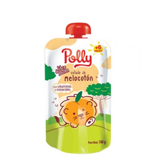 COLADO POLLY 100GR MELOCOTON POUCH
