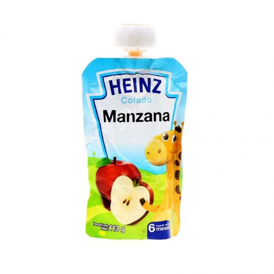 COLADO HEINZ FLEXIBLE 113GR  MANZANA