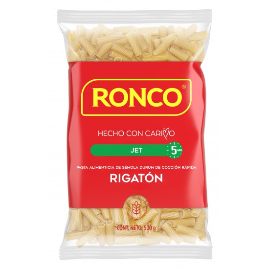PASTA RONCO 500GR RIGATON JET