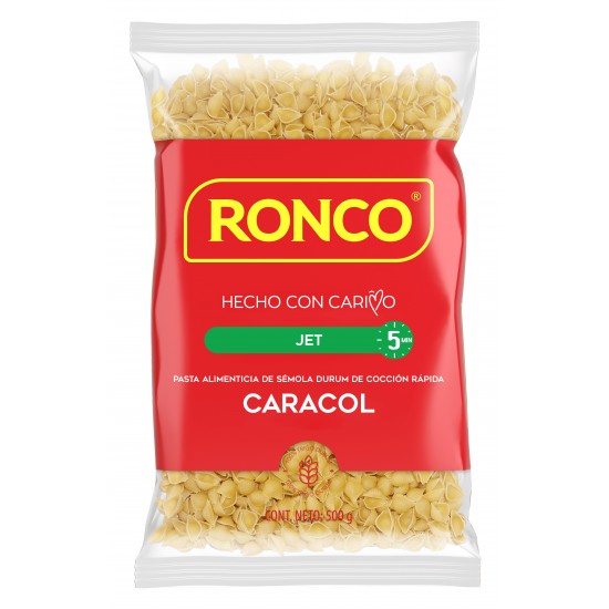 PASTA RONCO 500GR CARACOL JET