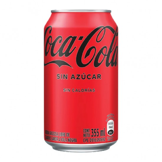REFRESCO COCA-COLA 355ml Lata S/Azucar