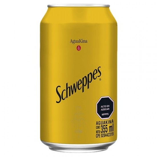 BEBIDA SCHWEPPES 355ML AGUAKINA LATA