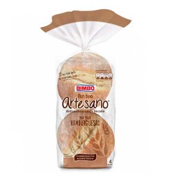 Pan De Hamburguesa Bimbo Artesano 400 Gr