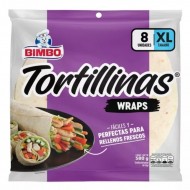 TORTILLA BIMBO 580GR DE TRIGO WRAPS XL