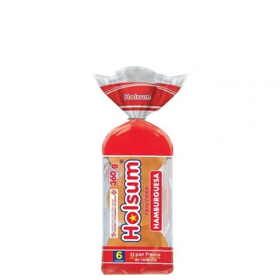 PAN HAMBURGUESA HOLSUM 6UND 360GR