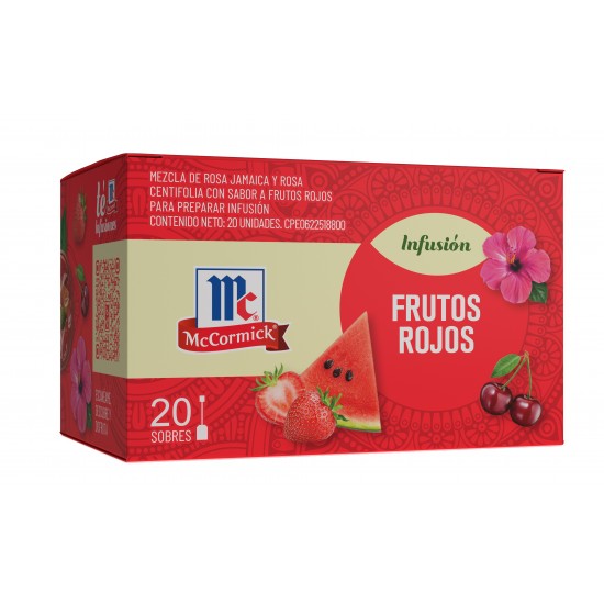 TE MCCORMICK 20UND FRUTOS ROJOS