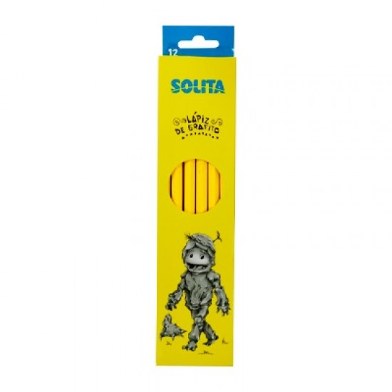 LAPIZ DE GRAFITO SOLITA 12UND